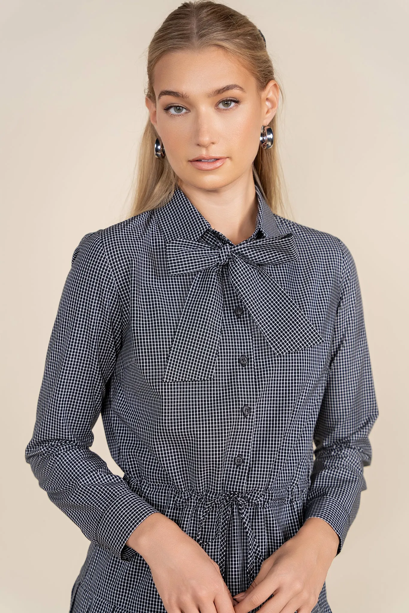 Apparalel Chez Dress in Black Check