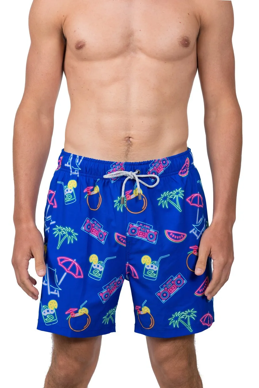 VS NAUTICAL NEON SWIM SHORTS